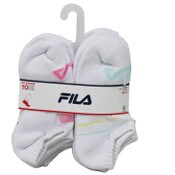 Wholesale - 10pk FILA LOGO LOCKUP HC NS SOCKS SIZE 6-8, UPC: 193159268701